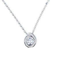 Collana Fanton Gioielli Donna PUNTO LUCE DIAMANTI in Oro Diamante 0.15 Ct COOR-189-52 - COOR-189-52